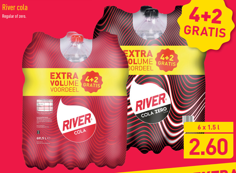 River   cola folder aanbieding bij  Aldi - details