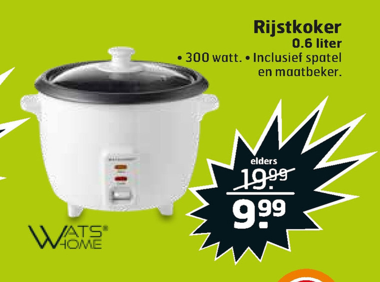 ambitie nieuws De Kamer Watshome rijstkoker folder aanbieding bij Trekpleister - details