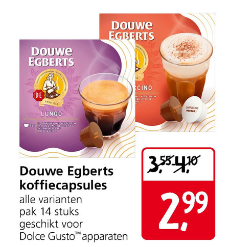 Douwe Egberts   dolce gusto capsules folder aanbieding bij  Jan Linders - details