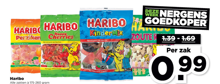 Haribo   snoep folder aanbieding bij  Plus - details