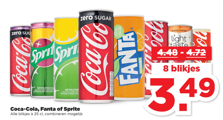 Sprite   cola, frisdrank folder aanbieding bij  Plus - details