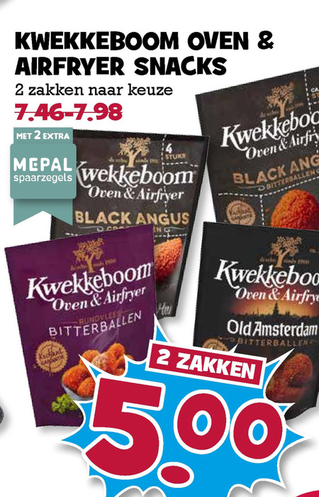 Kwekkeboom   bitterballen, kroket folder aanbieding bij  Boons Markt - details