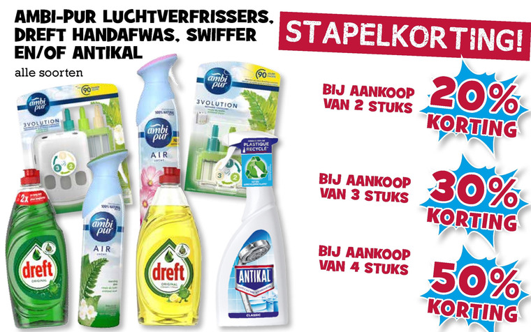 Dreft   kalkaanslagreiniger, afwasmiddel folder aanbieding bij  Boons Markt - details