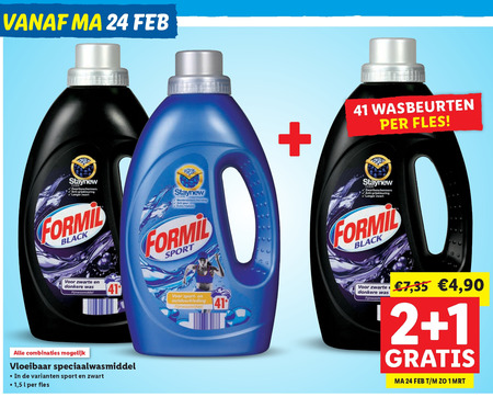 Formil   wasmiddel, speciaalwasmiddel folder aanbieding bij  Lidl - details