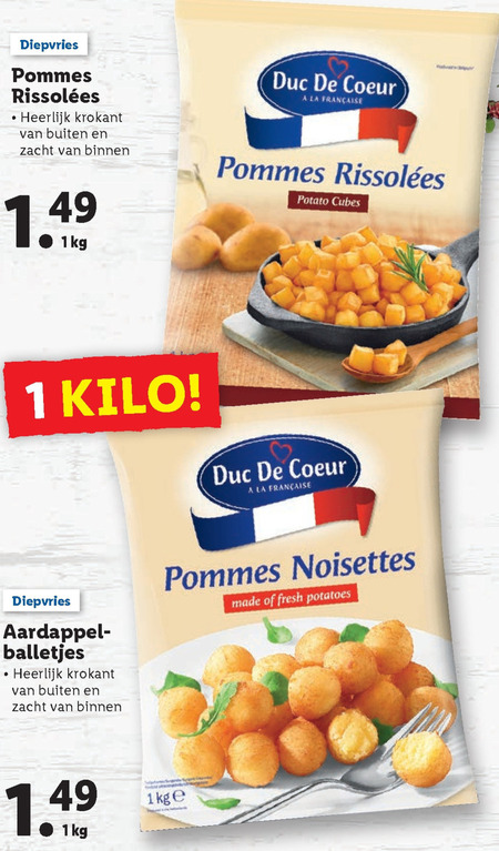 Duc de Coeur   aardappelproduct folder aanbieding bij  Lidl - details