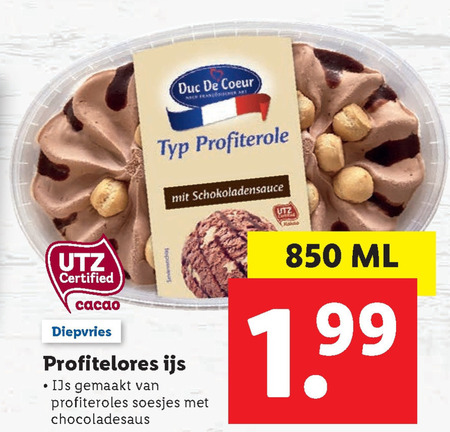 Duc de Coeur   ijsspecialiteit folder aanbieding bij  Lidl - details