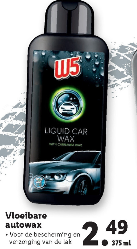 W5   autowassen folder aanbieding bij  Lidl - details