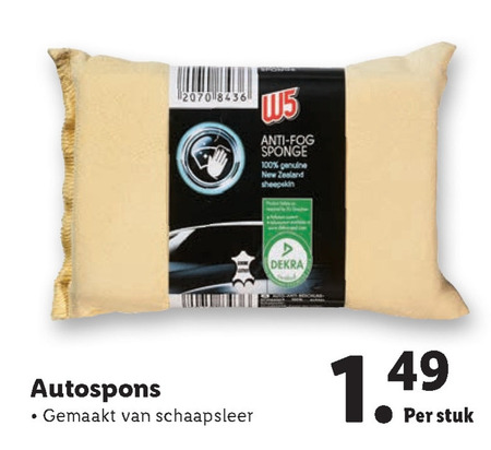 W5   autospons folder aanbieding bij  Lidl - details