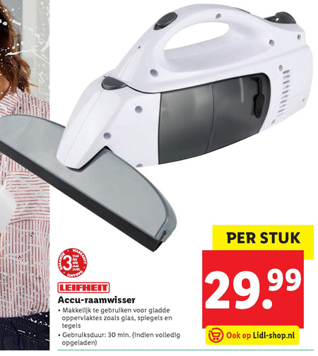 Leifheit   ramenwasmachine folder aanbieding bij  Lidl - details