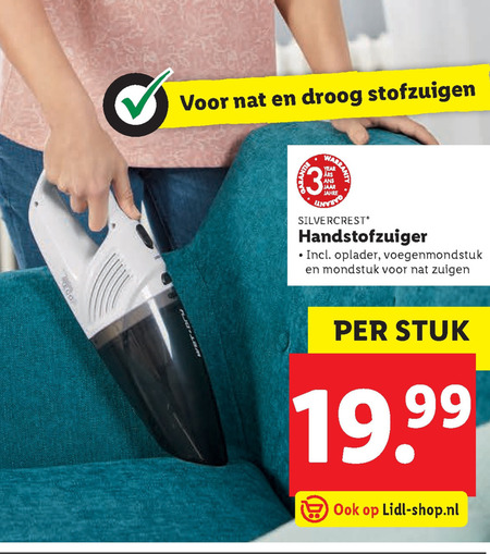 SilverCrest   kruimelzuiger folder aanbieding bij  Lidl - details