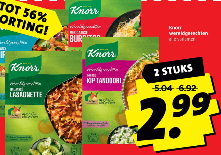 Knorr   maaltijdmix folder aanbieding bij  Boni - details