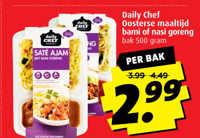 Daily Chef   oosterse maaltijd folder aanbieding bij  Boni - details