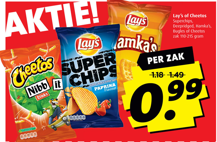 Lays   chips, zoutje folder aanbieding bij  Boni - details