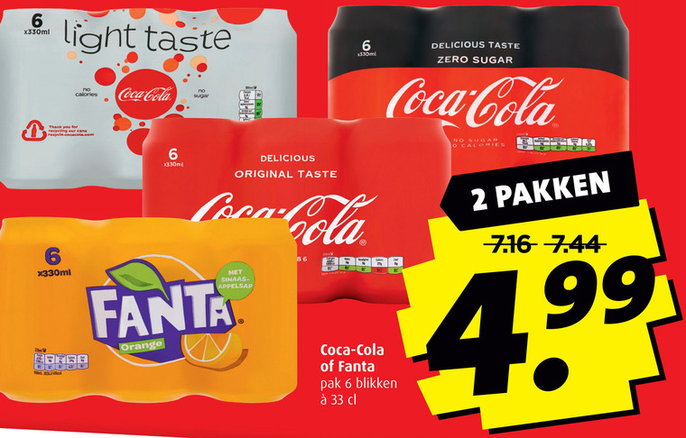 Coca-Cola   cola, frisdrank folder aanbieding bij  Boni - details