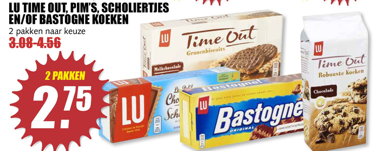 Lu   biscuits folder aanbieding bij  MCD Supermarkt Basis - details