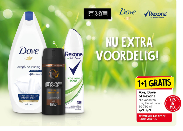 Dove   deodorant, douchegel folder aanbieding bij  Jan Linders - details