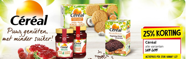 Cereal   jam, biscuits folder aanbieding bij  Jan Linders - details