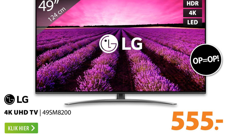 LG   4k ultrahd televisies folder aanbieding bij  Expert - details