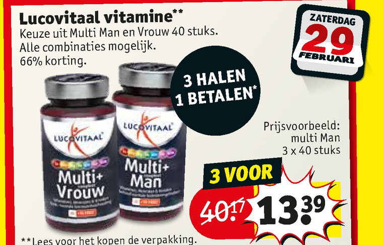 Lucovitaal   voedingssupplement folder aanbieding bij  Kruidvat - details