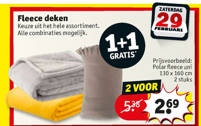 Wissen scheepsbouw Extreem fleecedeken folder aanbieding bij Kruidvat - details