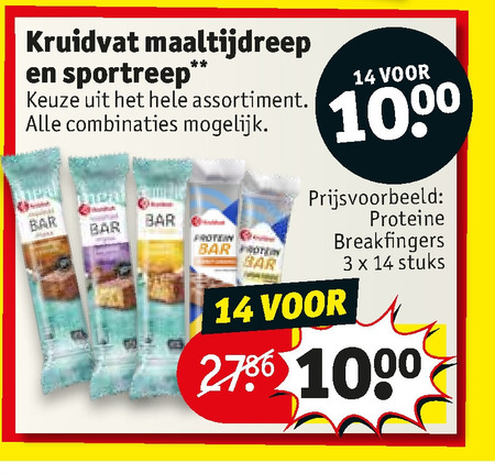 Kruidvat Huismerk   afslankmaaltijd, sportvoeding folder aanbieding bij  Kruidvat - details