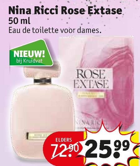 Nina Ricci   eau de toilette folder aanbieding bij  Kruidvat - details