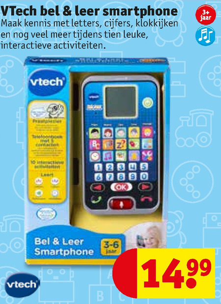 VTech   kindertelefoon folder aanbieding bij  Kruidvat - details