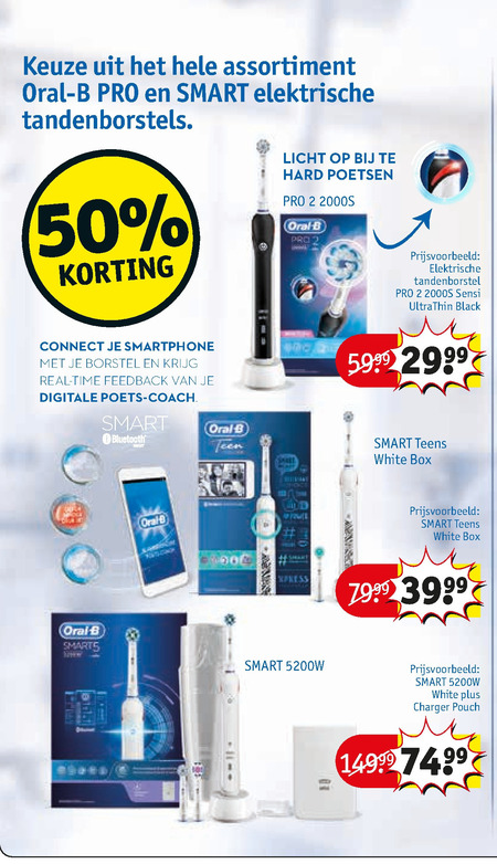 Braun Oral-B   electrische tandenborstel folder aanbieding bij  Kruidvat - details