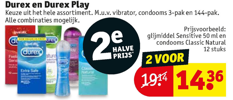 Durex   condooms, erotiek folder aanbieding bij  Kruidvat - details