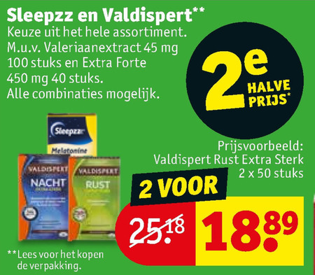 Sleepzz   voedingssupplement folder aanbieding bij  Kruidvat - details