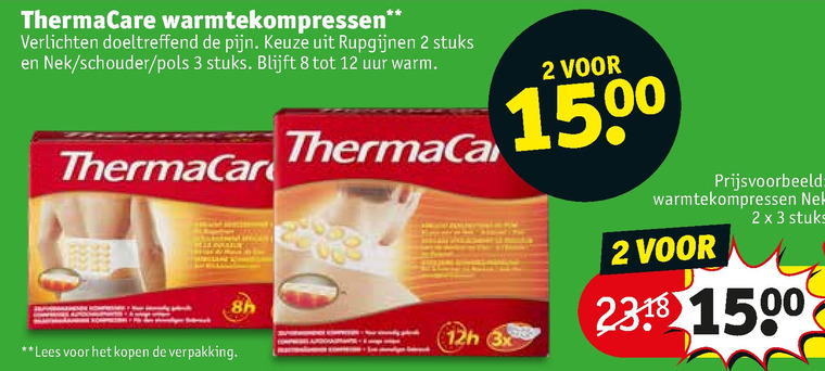 ThermaCare   warmtecompres folder aanbieding bij  Kruidvat - details