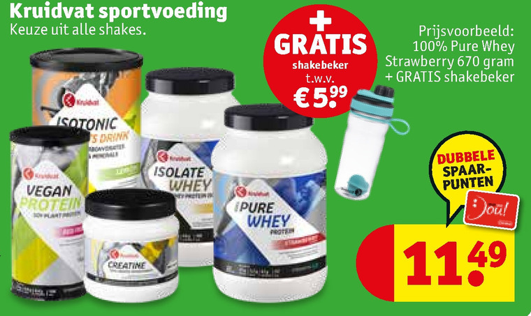 Kruidvat Huismerk   sportvoeding folder aanbieding bij  Kruidvat - details