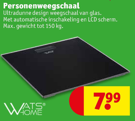 Watshome   weegschaal folder aanbieding bij  Kruidvat - details