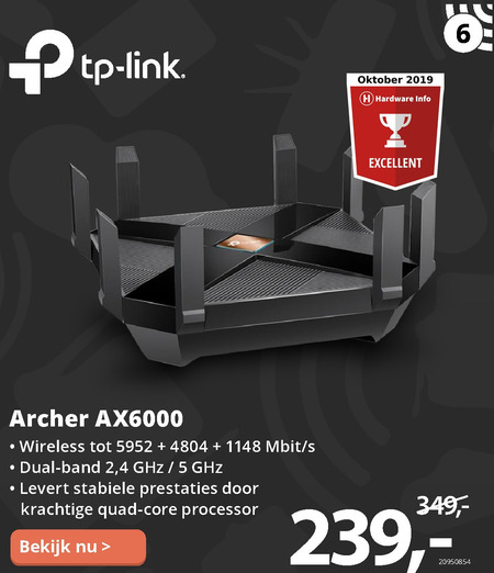 TP-Link   wireless router folder aanbieding bij  Paradigit - details