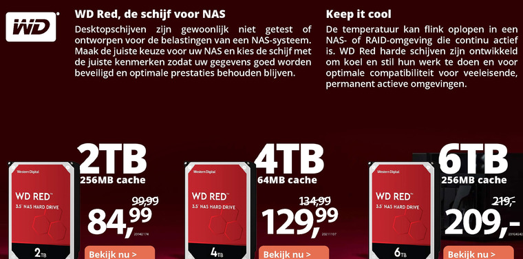 Western Digital   interne harde schijf folder aanbieding bij  Paradigit - details