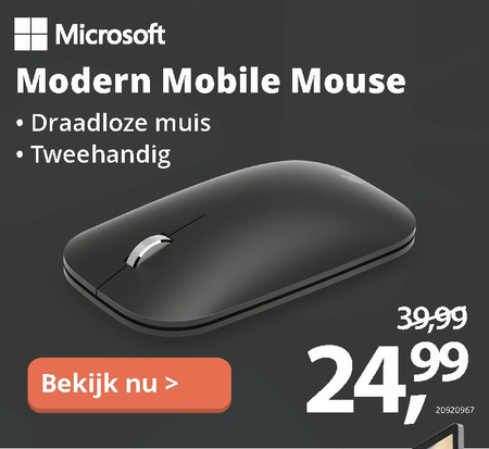 Microsoft   muis folder aanbieding bij  Paradigit - details