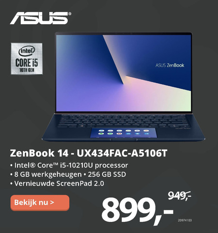 Asus   notebook folder aanbieding bij  Paradigit - details