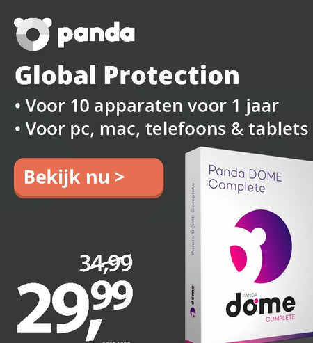 Panda   software folder aanbieding bij  Paradigit - details