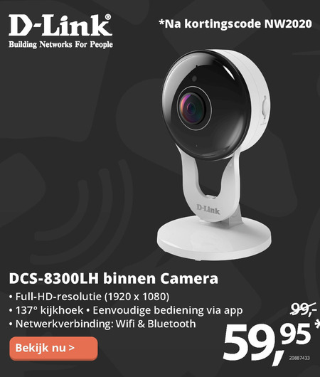 D-Link   beveiligingscamera folder aanbieding bij  Paradigit - details