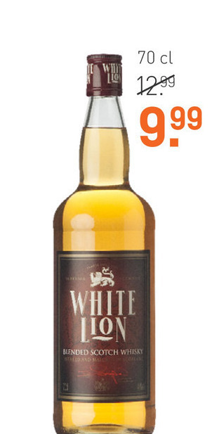 White Lion   whisky folder aanbieding bij  Gall & Gall - details