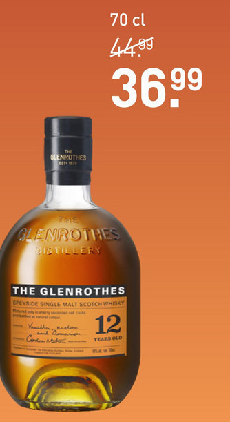 Glenrothes   whisky folder aanbieding bij  Gall & Gall - details