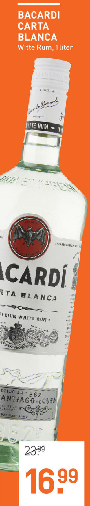 Bacardi   rum folder aanbieding bij  Gall & Gall - details