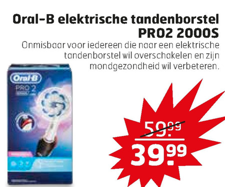 Braun Oral-B   electrische tandenborstel folder aanbieding bij  Trekpleister - details