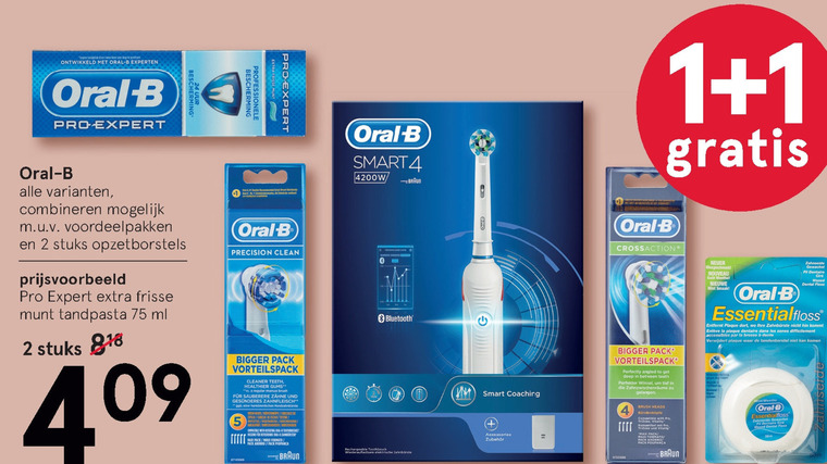 Oral-B   tandenborstel, tandpasta folder aanbieding bij  Etos - details