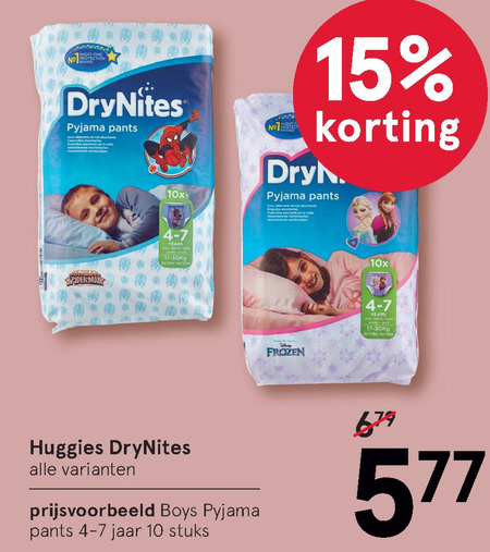 Huggies   luierbroekjes folder aanbieding bij  Etos - details