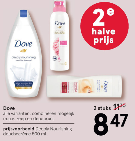 Dove   huidverzorging, handcreme folder aanbieding bij  Etos - details