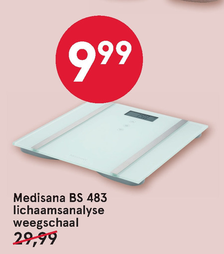 Medisana   weegschaal folder aanbieding bij  Etos - details