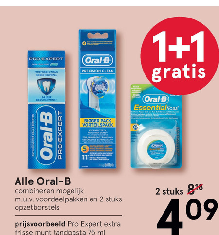 Braun Oral-B   tandenborstel, tandpasta folder aanbieding bij  Etos - details