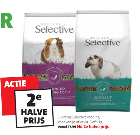 Selective   caviavoer, konijnenvoer folder aanbieding bij  Intratuin - details