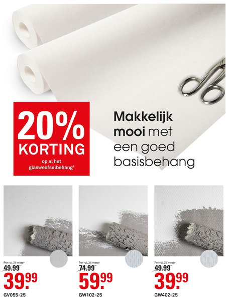 Alle merken   glasweefselbehang folder aanbieding bij  Karwei - details